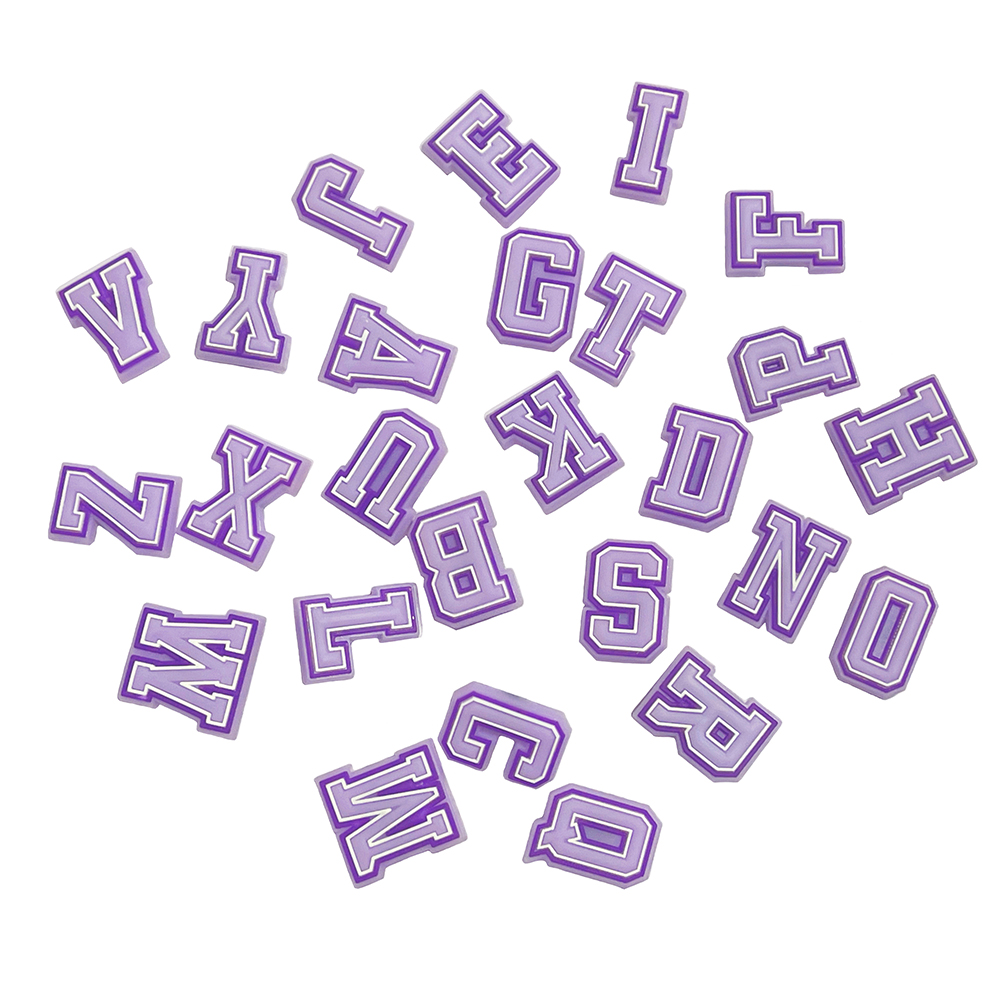 Croc Style Clog - Nuevos Pins de Letras del Alfabeto