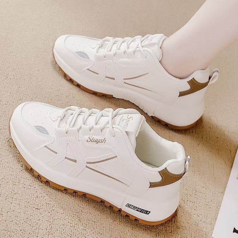 Women'S Shoes Trendy - Calzado Deportivo Casual Blanco de Moda