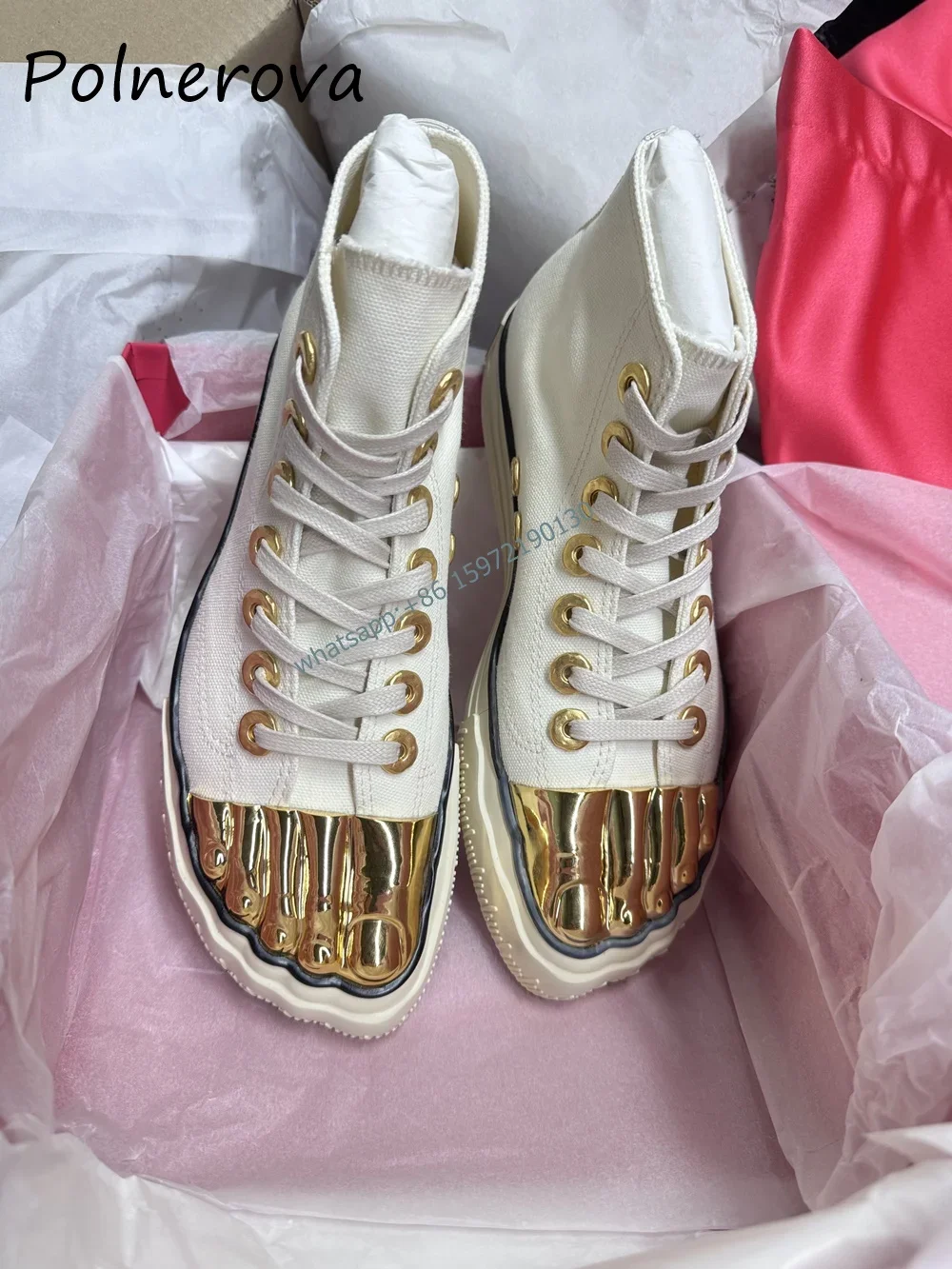 Women Shoes Size - Botas con punta de Metal de