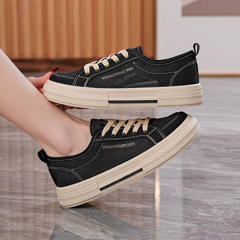 Women'S Shoes Trendy - Zapatillas de Lona Casuales de Verano