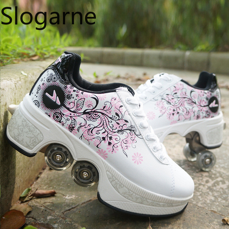 Women Shoes Size - Zapatos de patines de 4 ruedas