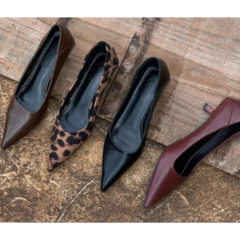 Women Shoes Formal - 2024 mujeres tacones altos sexis Borgoña