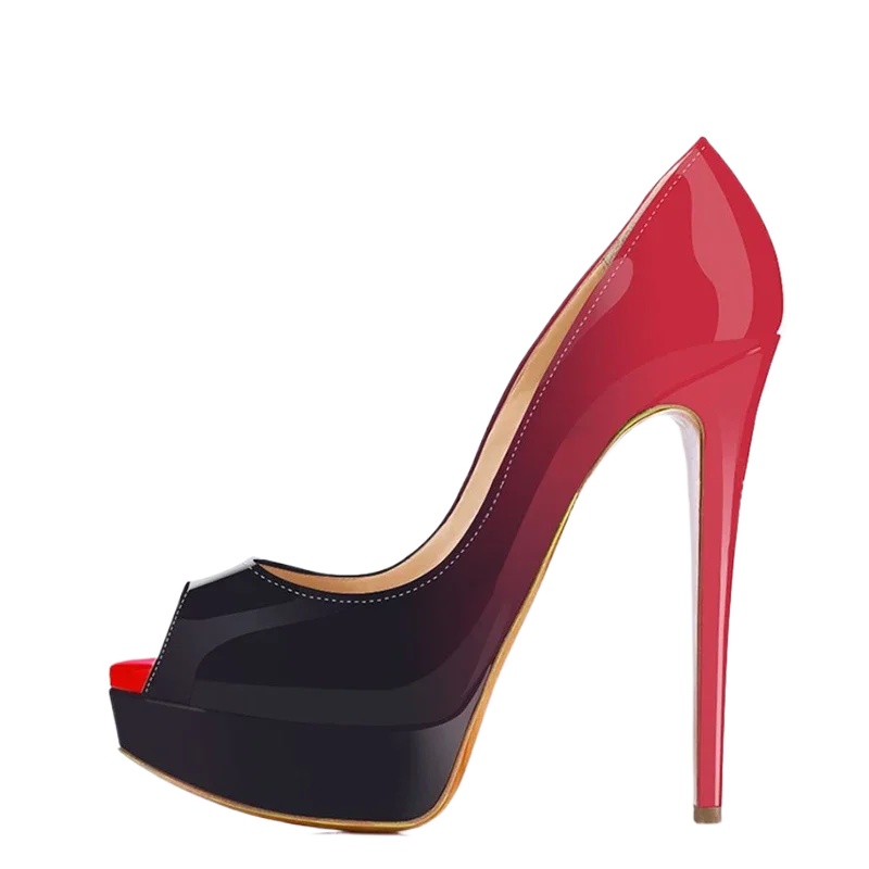 Patent Leather Pump - Zapatos de tacón de aguja sexis