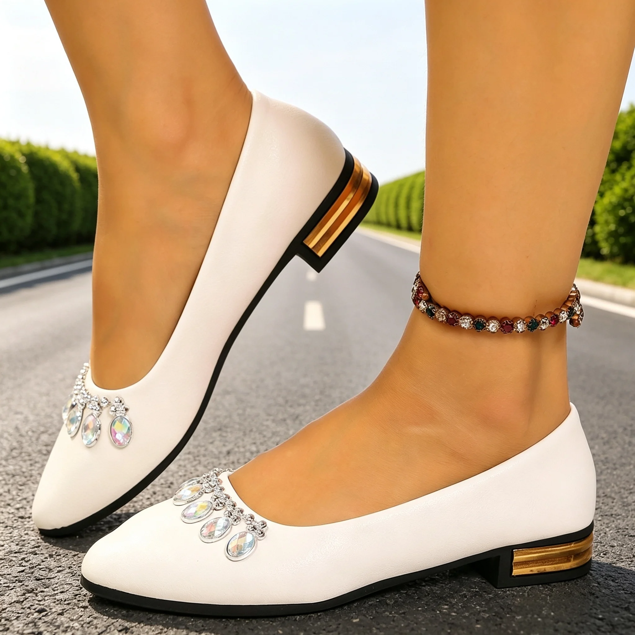 Women'S Shoes In Fashion - Zapatos Planos de Mujer con Punta