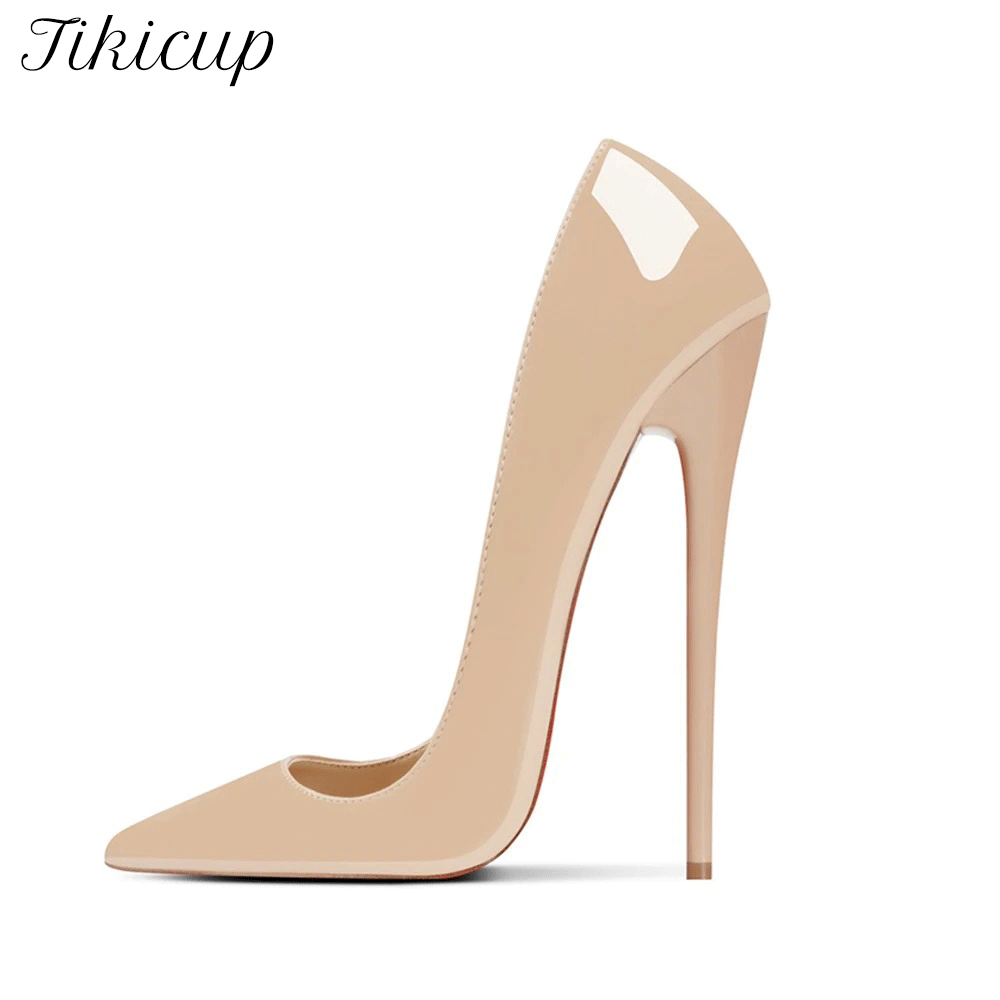 Patent Leather Pump - Zapatos de Tacón Alto de Aguja