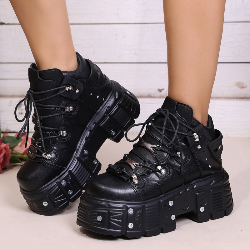 Women Shoes Size Chart - Zapatos de Mujer Estilo Punk con