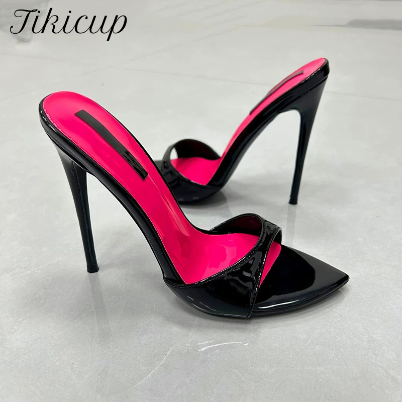 Patent Leather Pump - Zapatos de tacón de aguja para