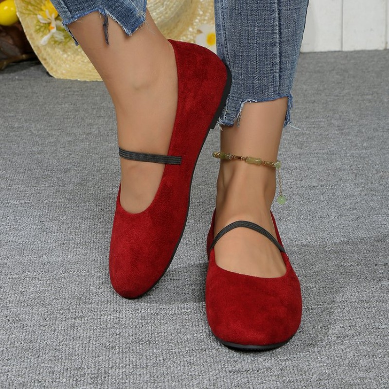 Women'S Heels - Bailarinas para mujer con punta redonda