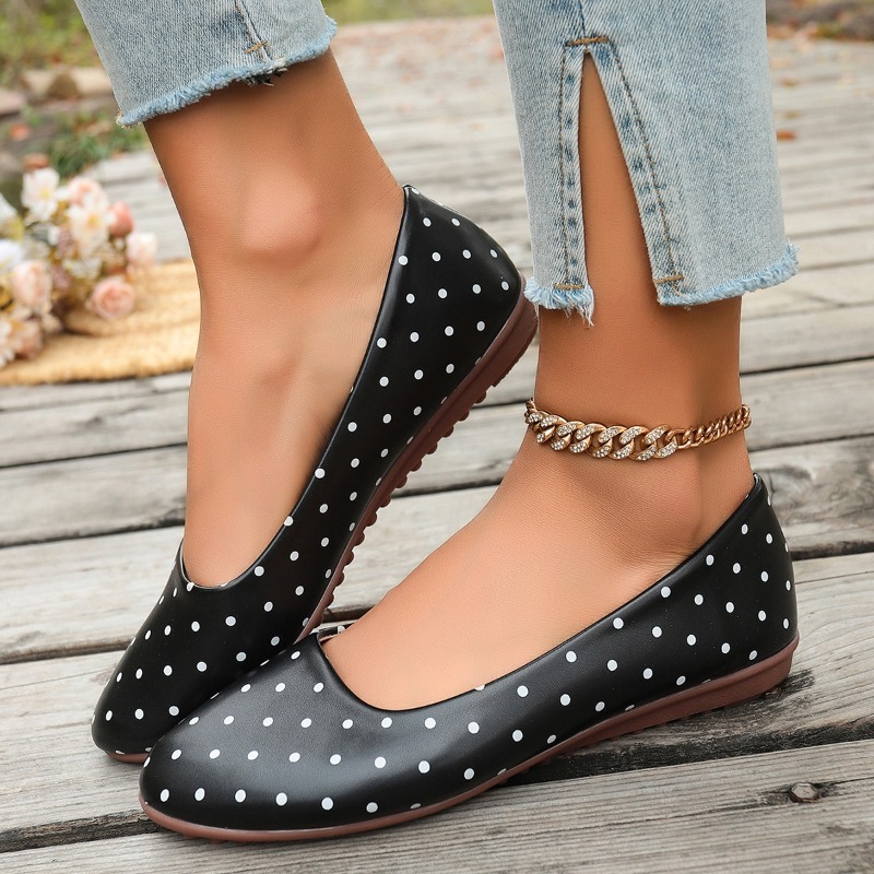 Zapatos Planos Blancos con Pun - Women Shoes For Walking reseña y precio
