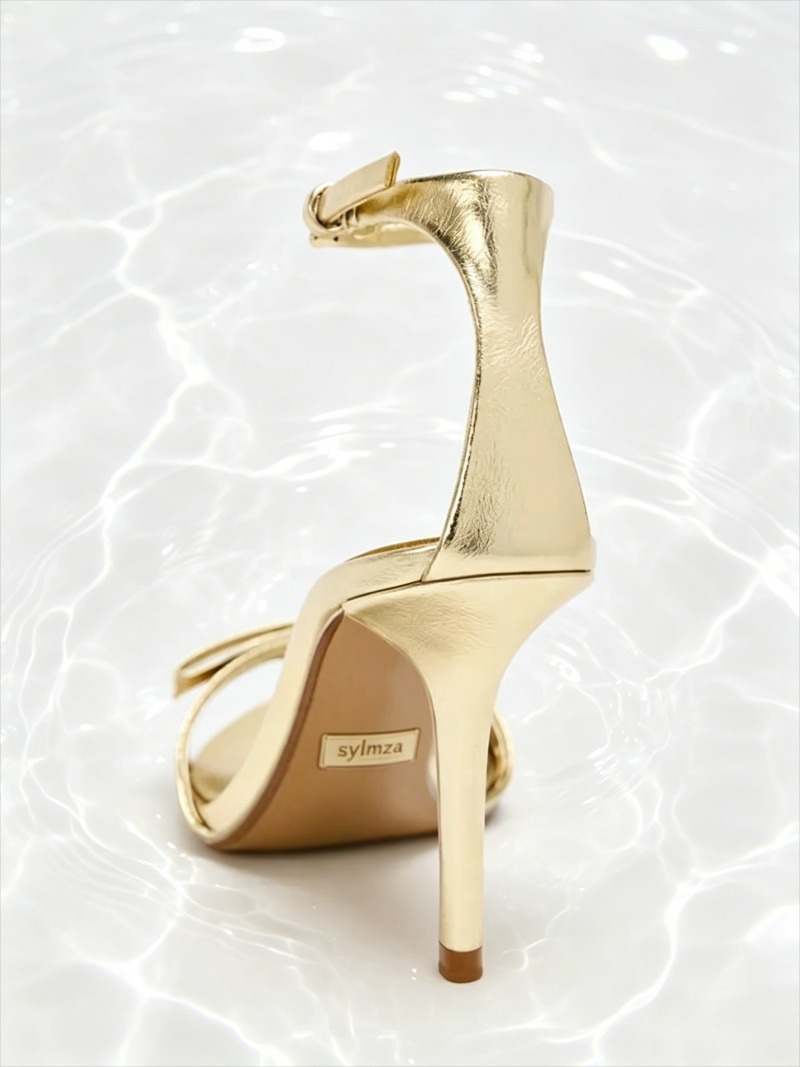 Sandalias de tacón alto elegan - Women Shoes Brands reseña y precio