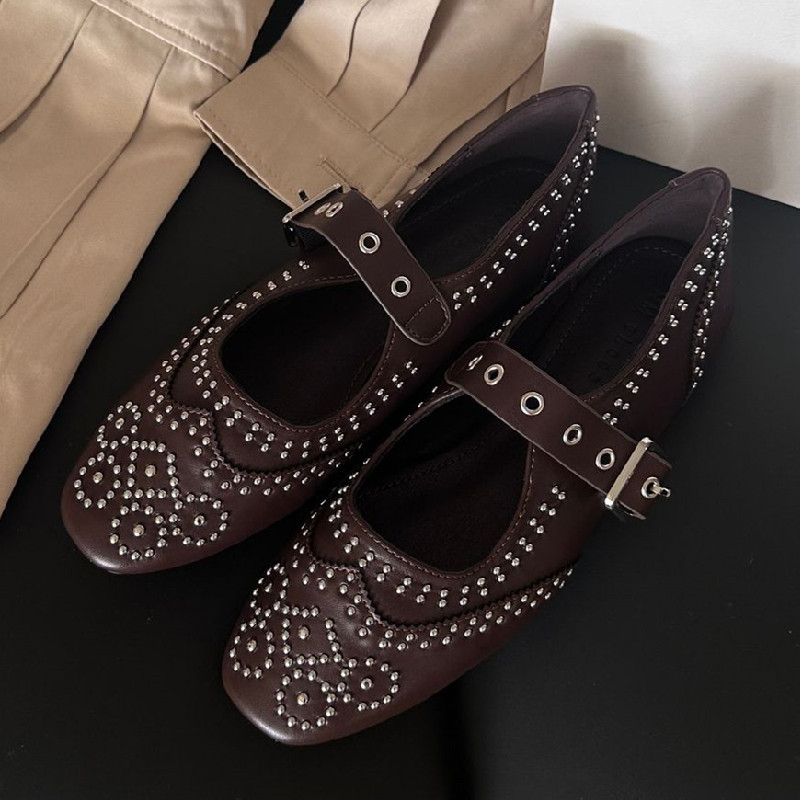 Zapatos planos con diseño de h - Women Shoes Brands reseña y precio