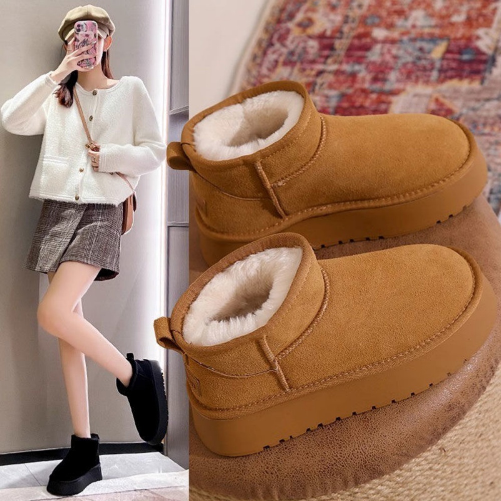 Botas de nieve de suela gruesa - Women Shoes Size Chart reseña y precio