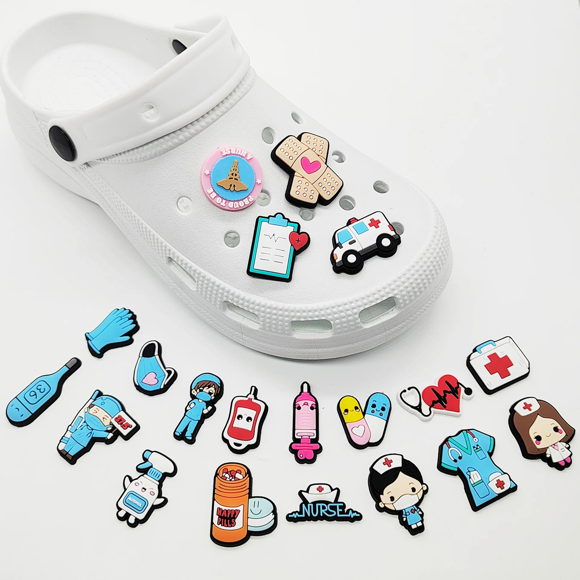 Dijes de PVC para zapatos de p - Croc Style Clog reseña y precio