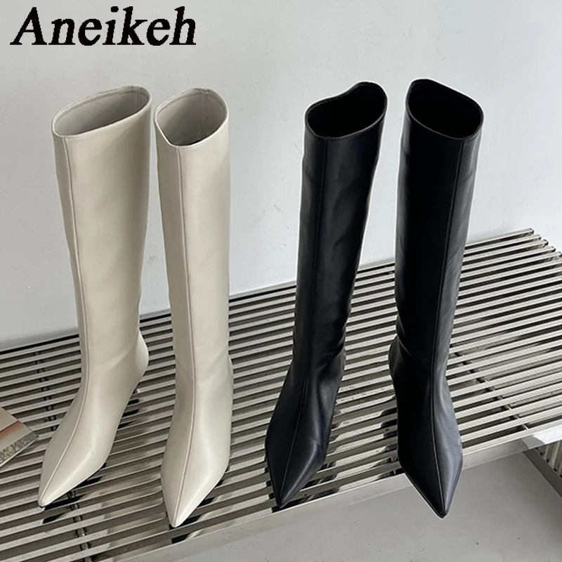Aneikeh 2026 moda Sexy tacones - High Knee Heel Boots reseña y precio