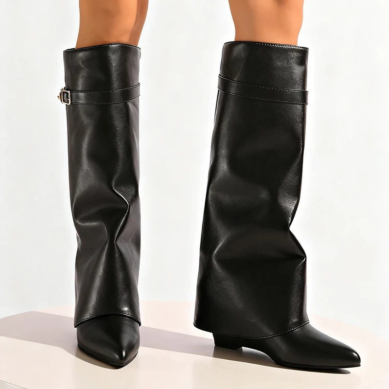 Botas hasta la rodilla de cuer - High Knee Heel Boots reseña y precio