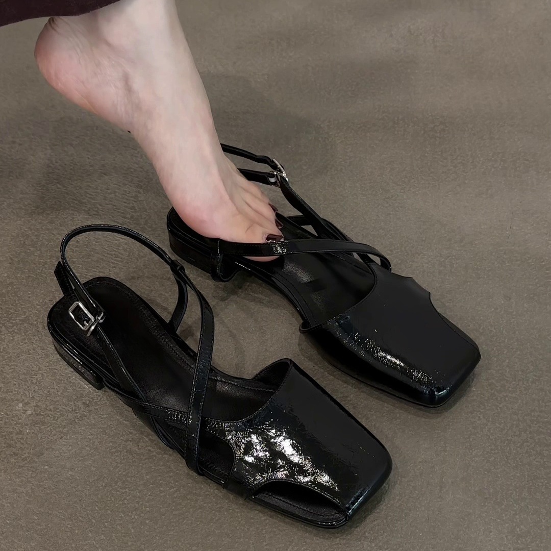 Sandalias de moda de piel sint - Women Shoes For Walking reseña y precio