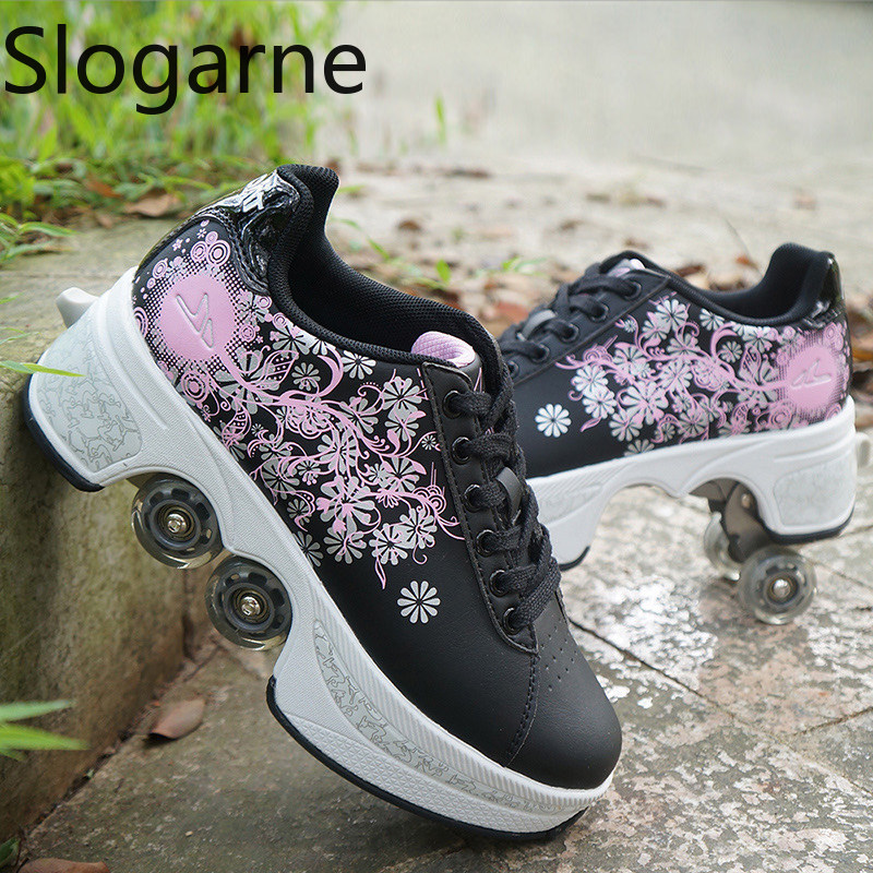 Zapatos de patines de 4 ruedas - Women Shoes Size reseña y precio