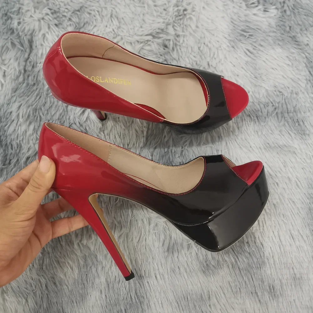Zapatos de tacón de aguja sexi - Patent Leather Pump reseña y precio