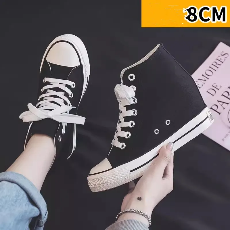 Zapatos de lona con plataforma - Women Shoes Size Chart reseña y precio