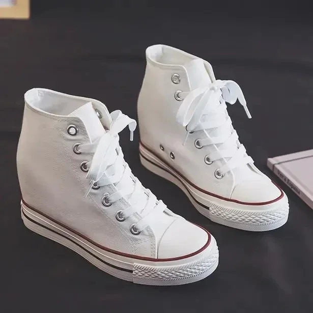 Zapatos de lona con plataforma - Women Shoes Size Chart reseña y precio