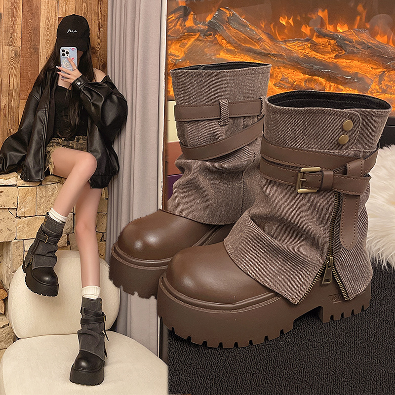 Botines para Mujer, Estilo Vaq - Women Shoes Size Chart reseña y precio