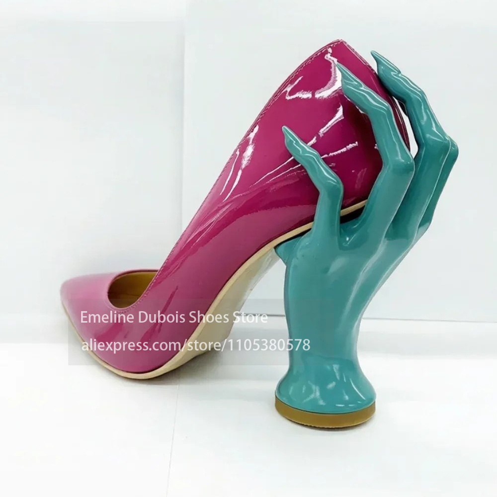 Zapatos de Tacón Escultóricos  - Patent Leather Pump reseña y precio