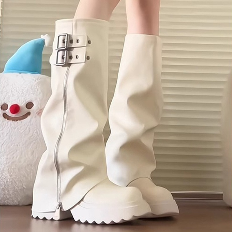 Botas hasta la rodilla con sue - High Knee Heel Boots reseña y precio