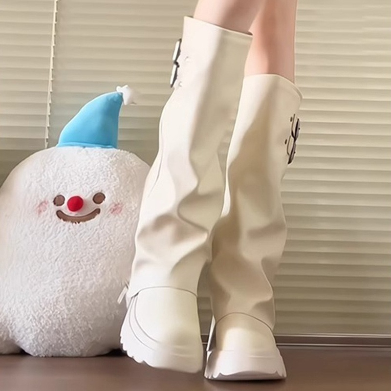 Botas hasta la rodilla con sue - High Knee Heel Boots reseña y precio