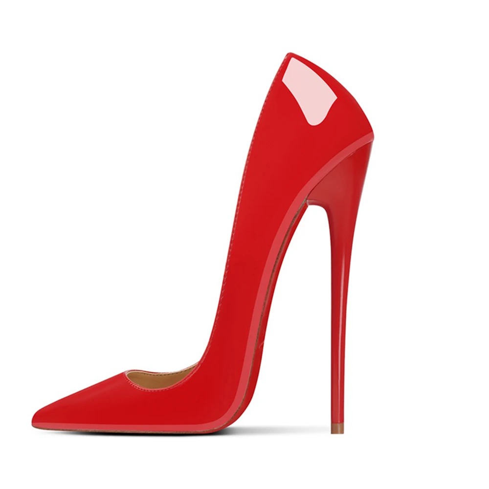 Zapatos de Tacón Alto de Aguja - Patent Leather Pump reseña y precio