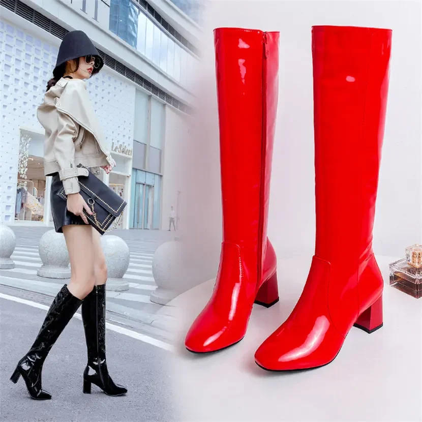 Botas hasta la rodilla de char - High Knee Heel Boots reseña y precio