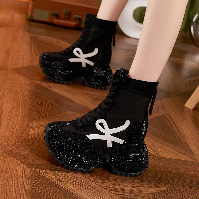 Botas altas de suela gruesa pa - Women'S Shoes Trendy reseña y precio