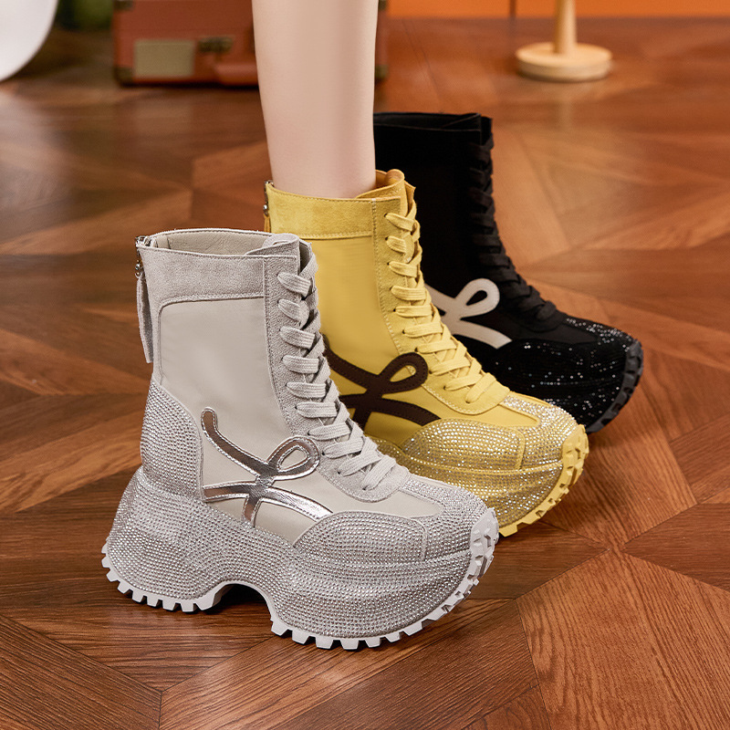 Botas altas de suela gruesa pa - Women'S Shoes Trendy reseña y precio