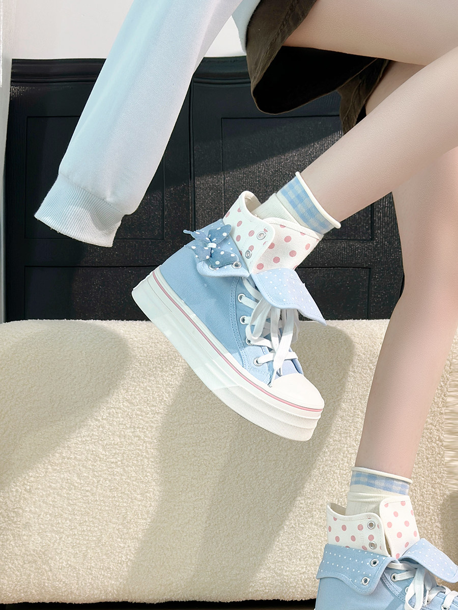 Zapatillas de lona de caña alt - Women'S Shoes Trendy reseña y precio