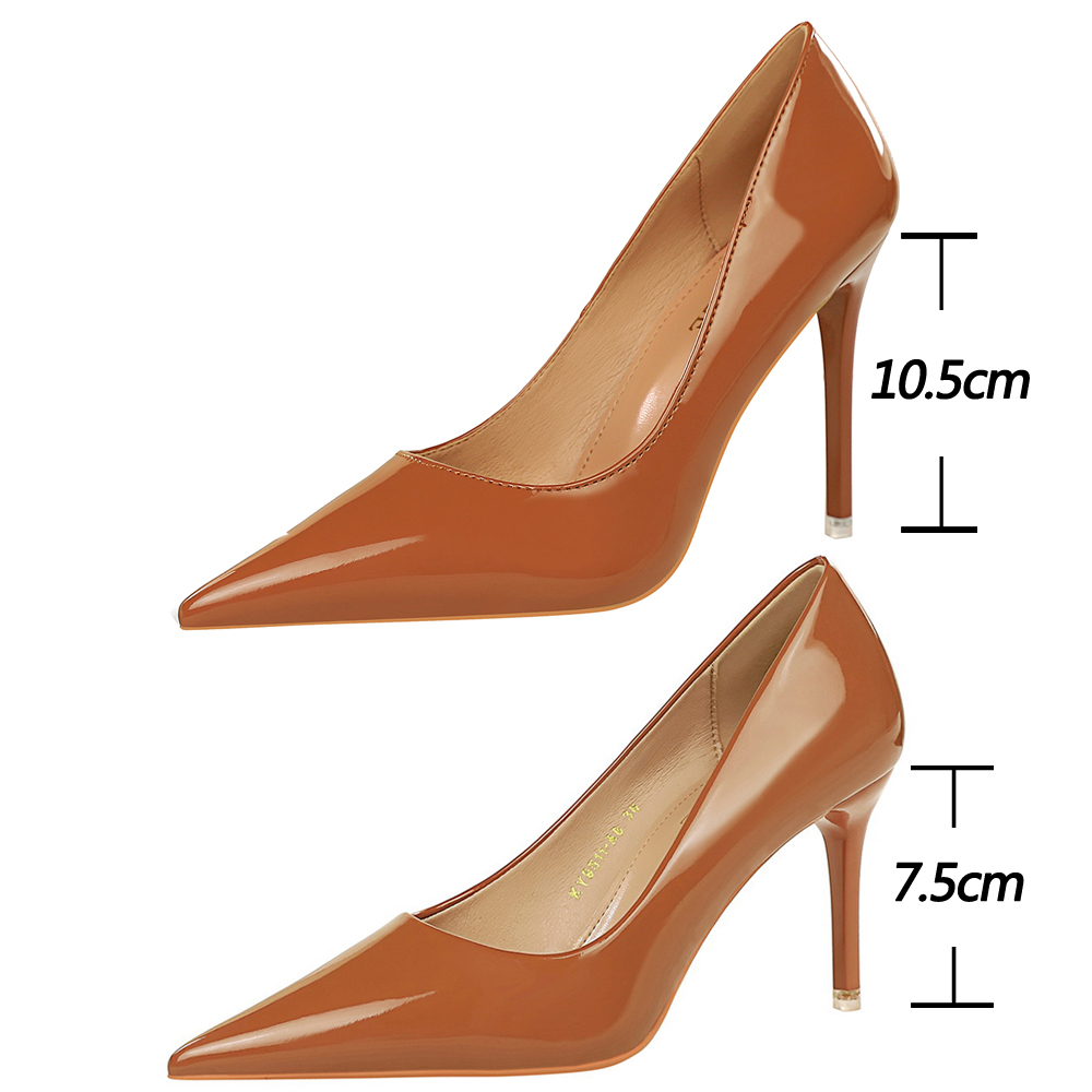 Zapatos BIGTREE, zapatos de ch - Patent Leather Pump reseña y precio