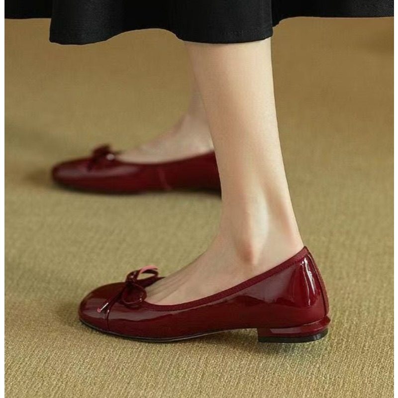 Zapatos planos Retro con lazo  - Women'S Shoes In Fashion reseña y precio