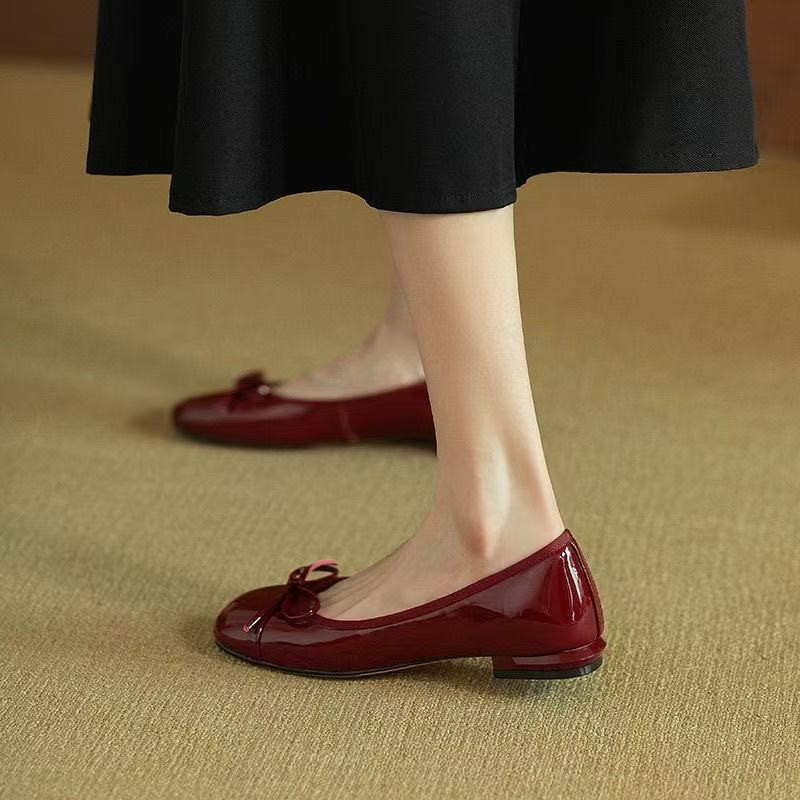 Zapatos planos Retro con lazo  - Women'S Shoes In Fashion reseña y precio