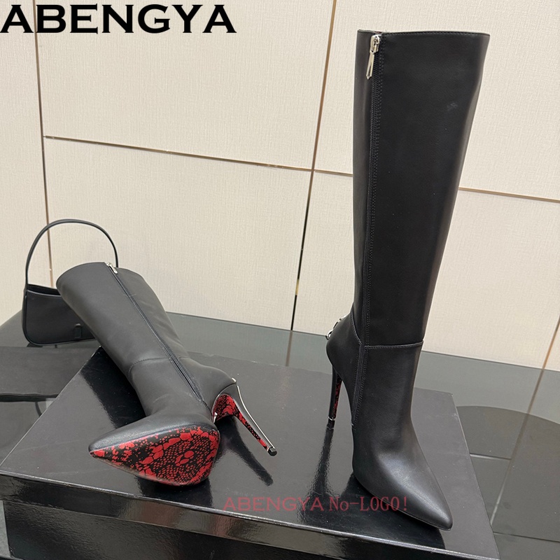 Botas hasta la rodilla de cuer - High Knee Heel Boots reseña y precio