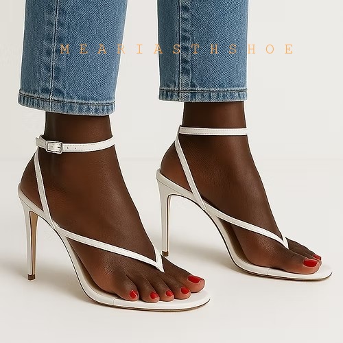 Sandalias Gladiador Beige y Ne - Women Shoes Formal reseña y precio