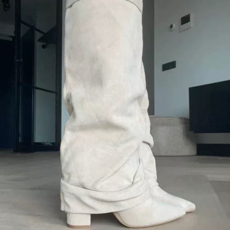 Botas Altas de Mujer 2026, con - High Knee Heel Boots reseña y precio