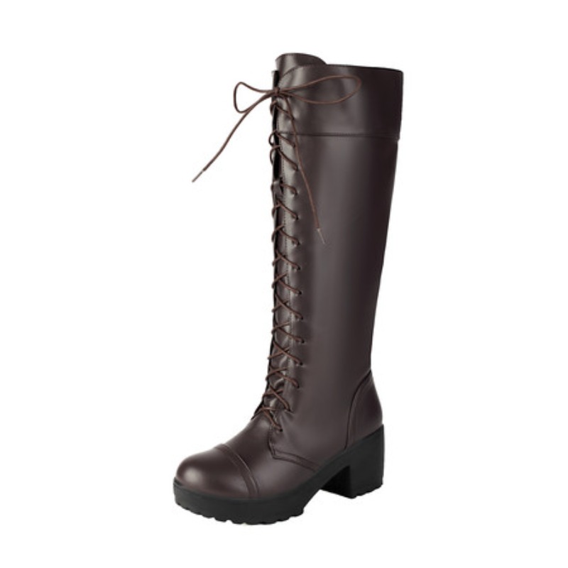 Botas de combate hasta la rodi - High Knee Heel Boots reseña y precio