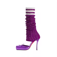 Butterfly-Kont Sandalias hasta - High Knee Heel Boots reseña y precio